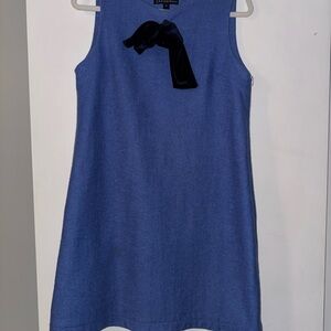 Kiel James Patrick Blue Mini Dress with Bow